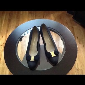 Authentic Salvatore Ferragamo shoe, slightly worn.